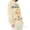 Fashion Brand Men's Vintage Alphabet Print Hoodie